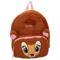 Mochila Escolar Disney Bambi Premium 3D de Terciopelo