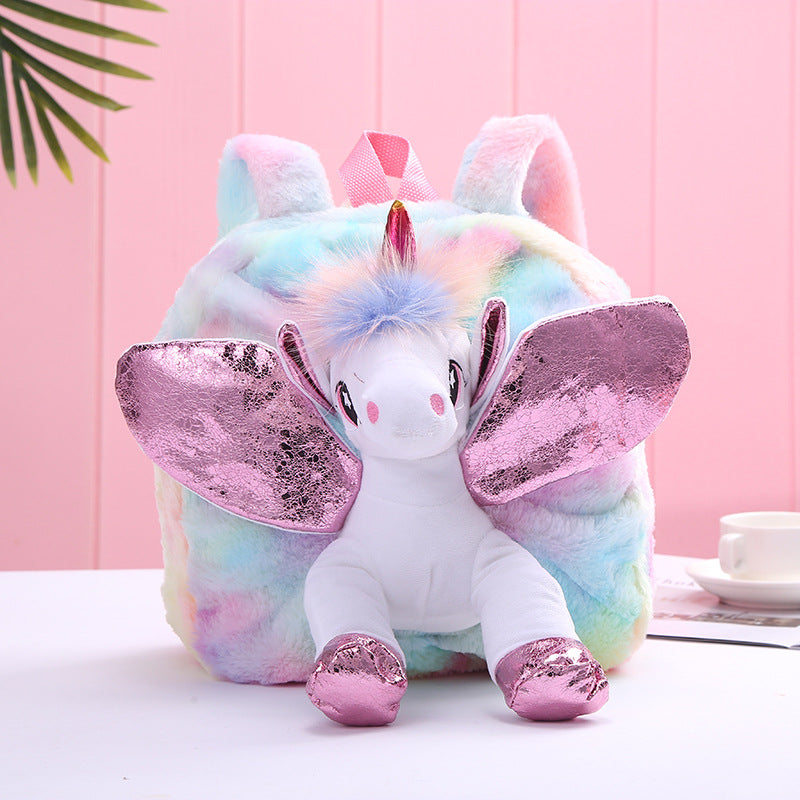 Mochila Escolar Unicornio para Niña – Rosa o Plata