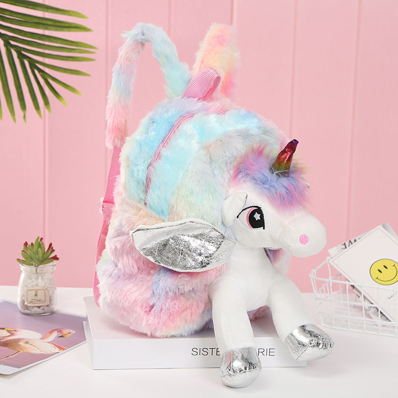 Mochila Escolar Unicornio para Niña – Rosa o Plata