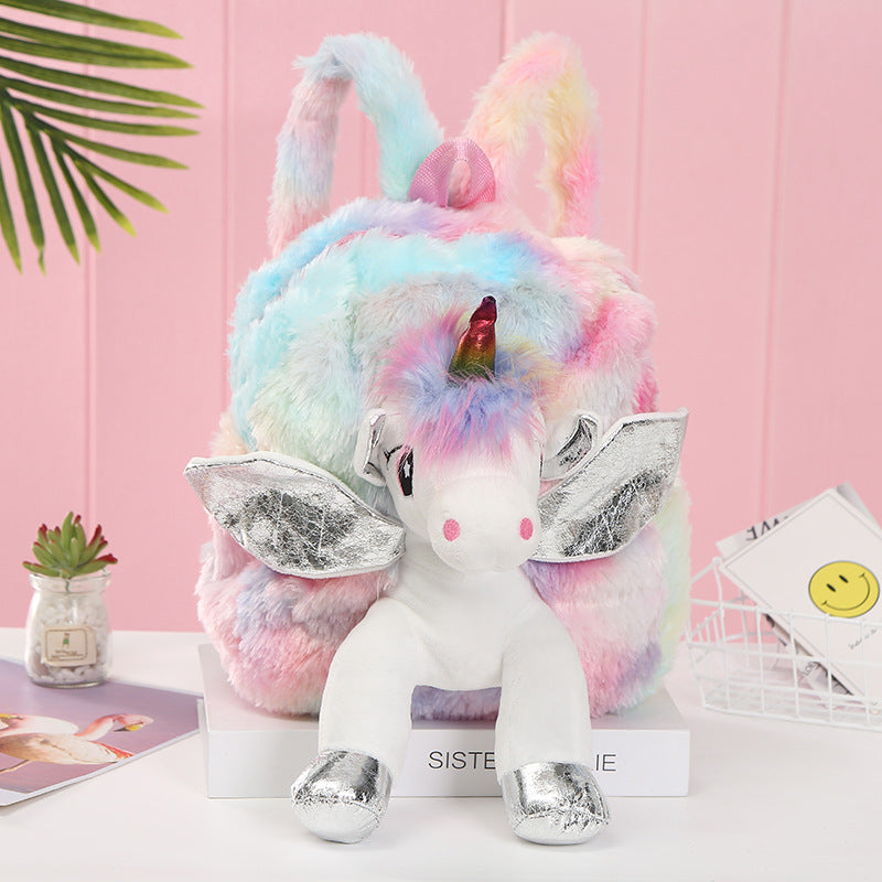 Mochila Escolar Unicornio para Niña – Rosa o Plata