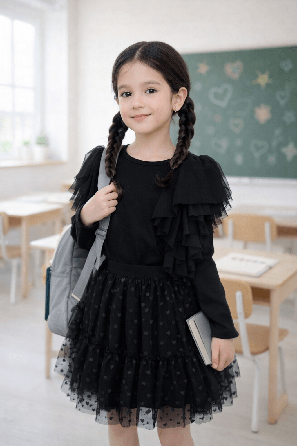 Top Infantil Wings de Manga Larga | Wings Kids Long-Sleeve Top