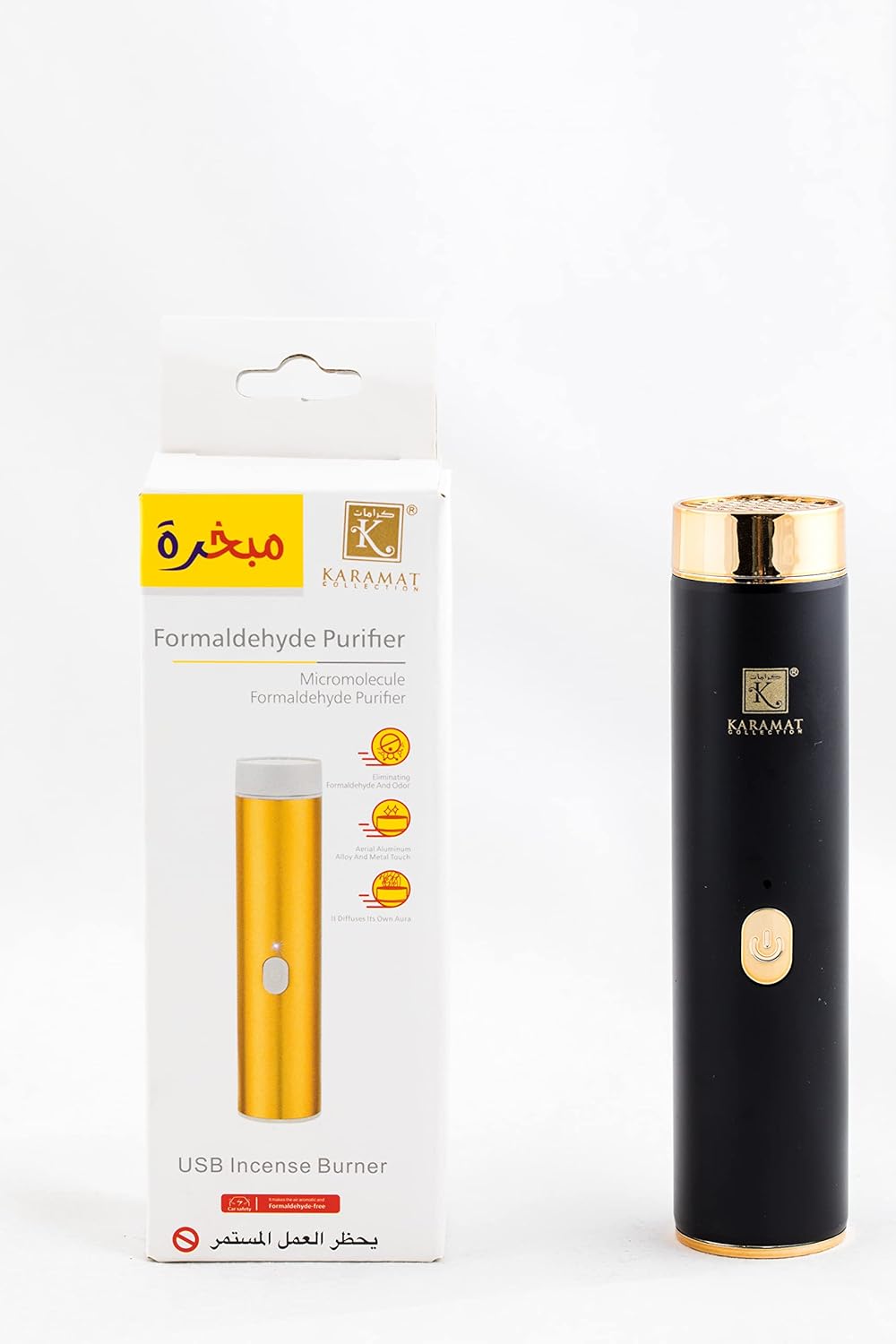 Quemador de Incienso USB Portátil Karamat – Cilíndrico