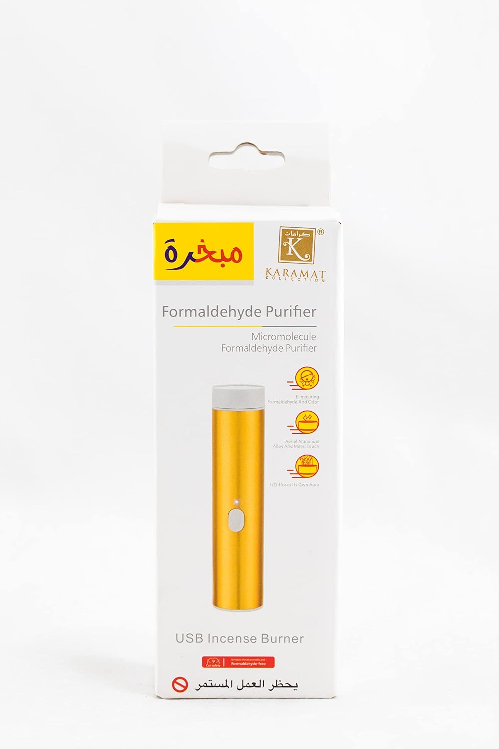 Quemador de Incienso USB Portátil Karamat – Cilíndrico