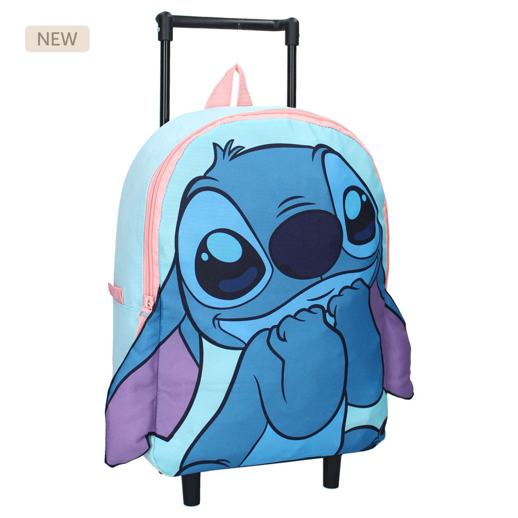 Mochila con Ruedas 3D Stitch | Stitch 3D Rolling Backpack