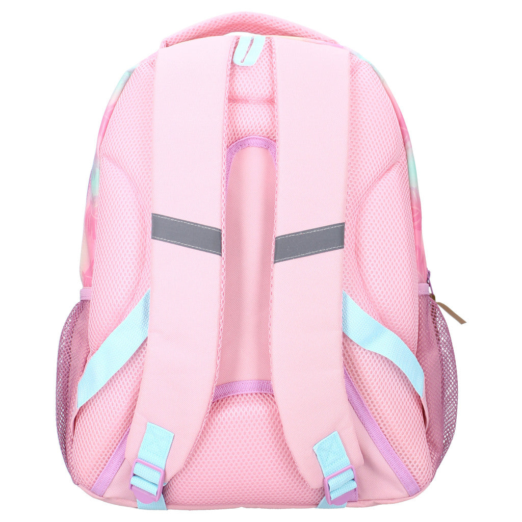 Mochila Escolar Grande Stitch Aloha de 3 Compartimentos