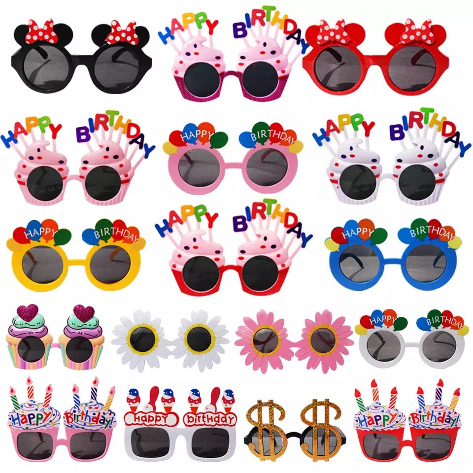 Gafas Divertidas de Cumpleaños para Fotomatón y Fiesta