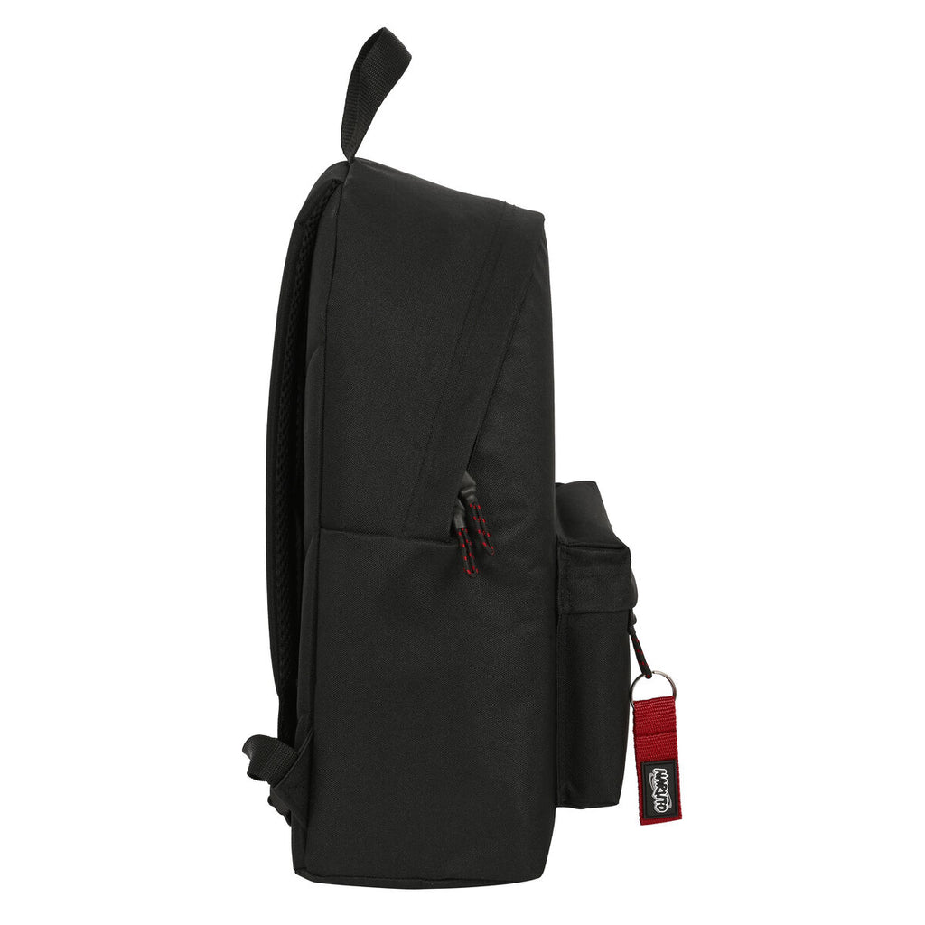 Mochila Escolar Naruto Negra 33 × 42 × 15 cm