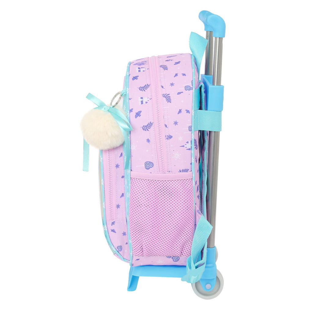 Mochila Escolar Frozen Cool Days con Ruedas – Violeta y Azul