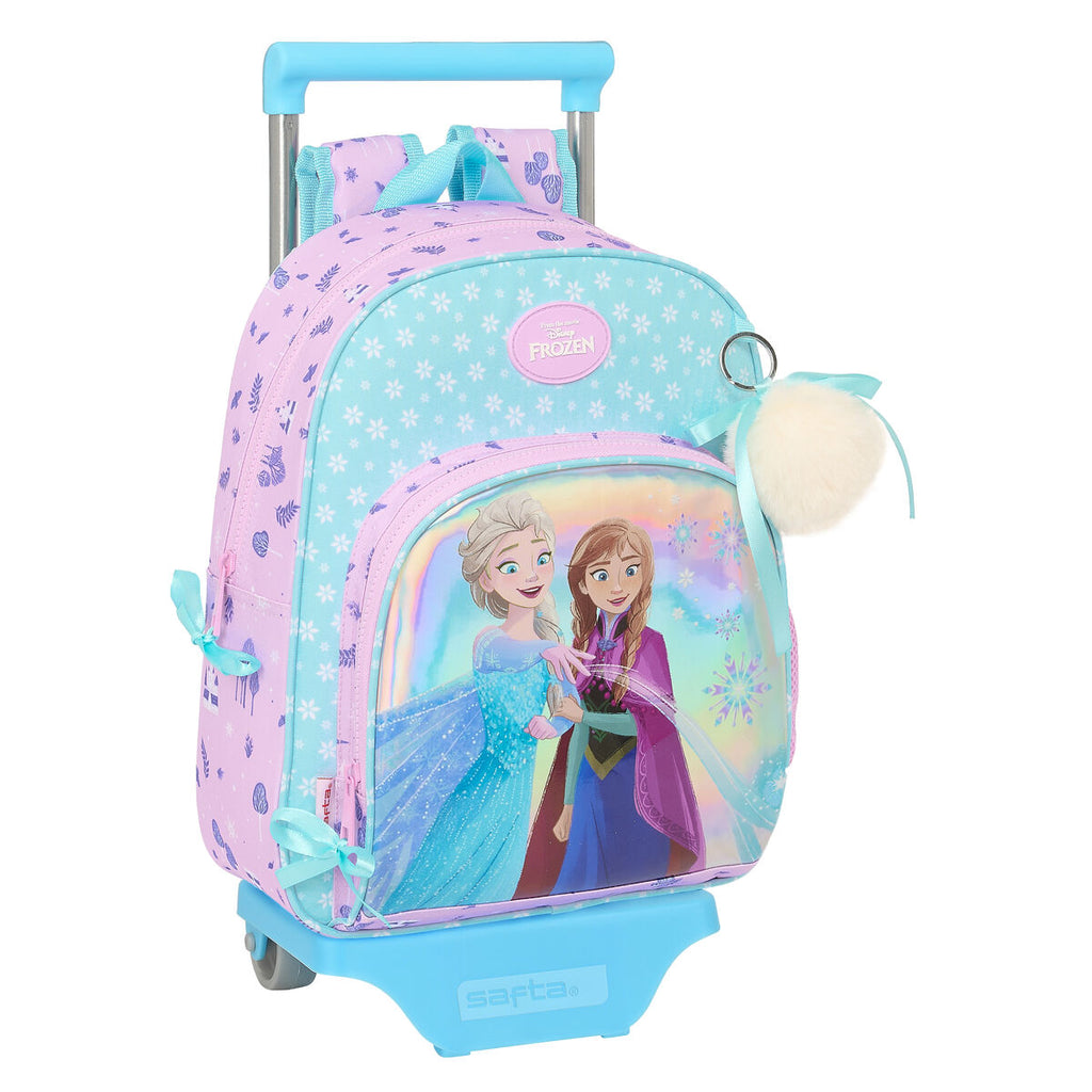 Mochila Escolar Frozen Cool Days con Ruedas – Violeta y Azul