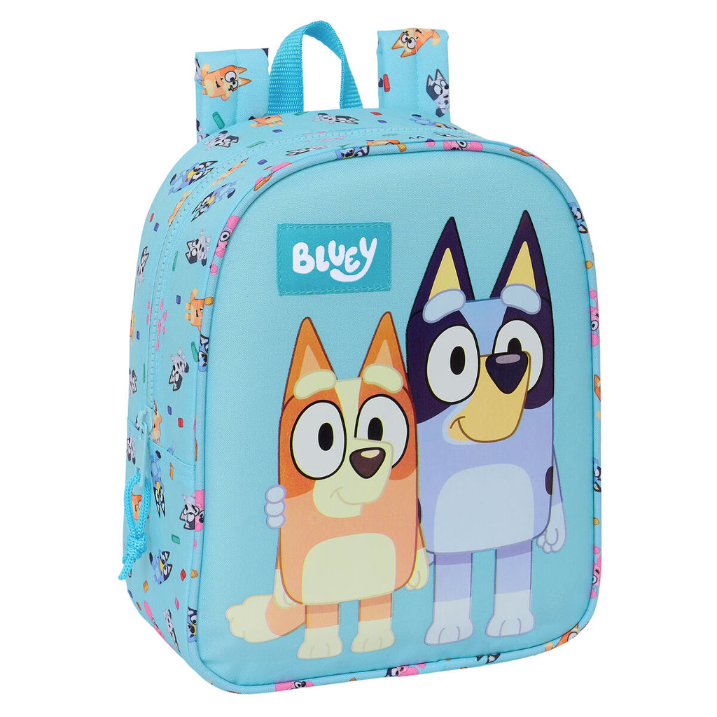 Mochila Escolar Bluey Azul Cielo 22 × 27 × 10 cm