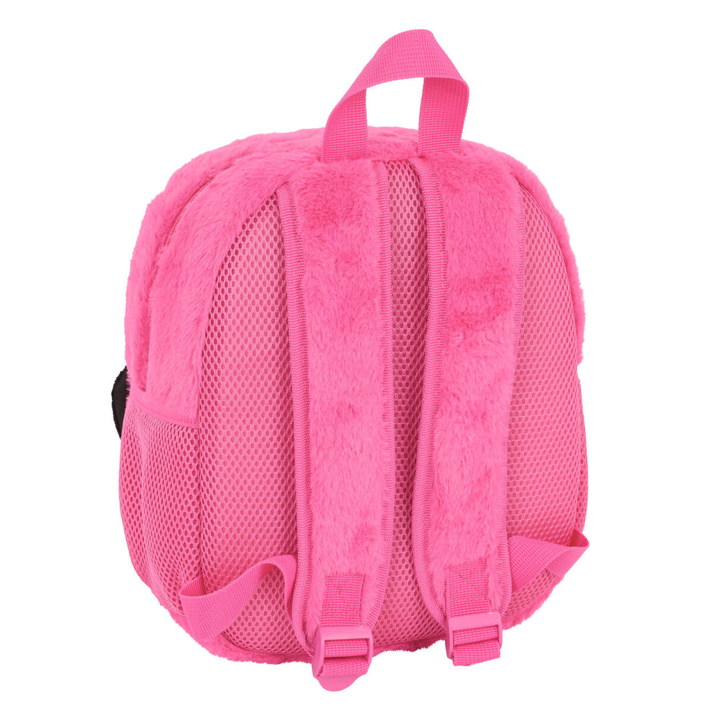 Mochila Escolar Minnie Mouse Rosa 22 × 27 × 10 cm