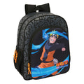 Mochila Escolar Naruto Negra 32 × 38 × 12 cm