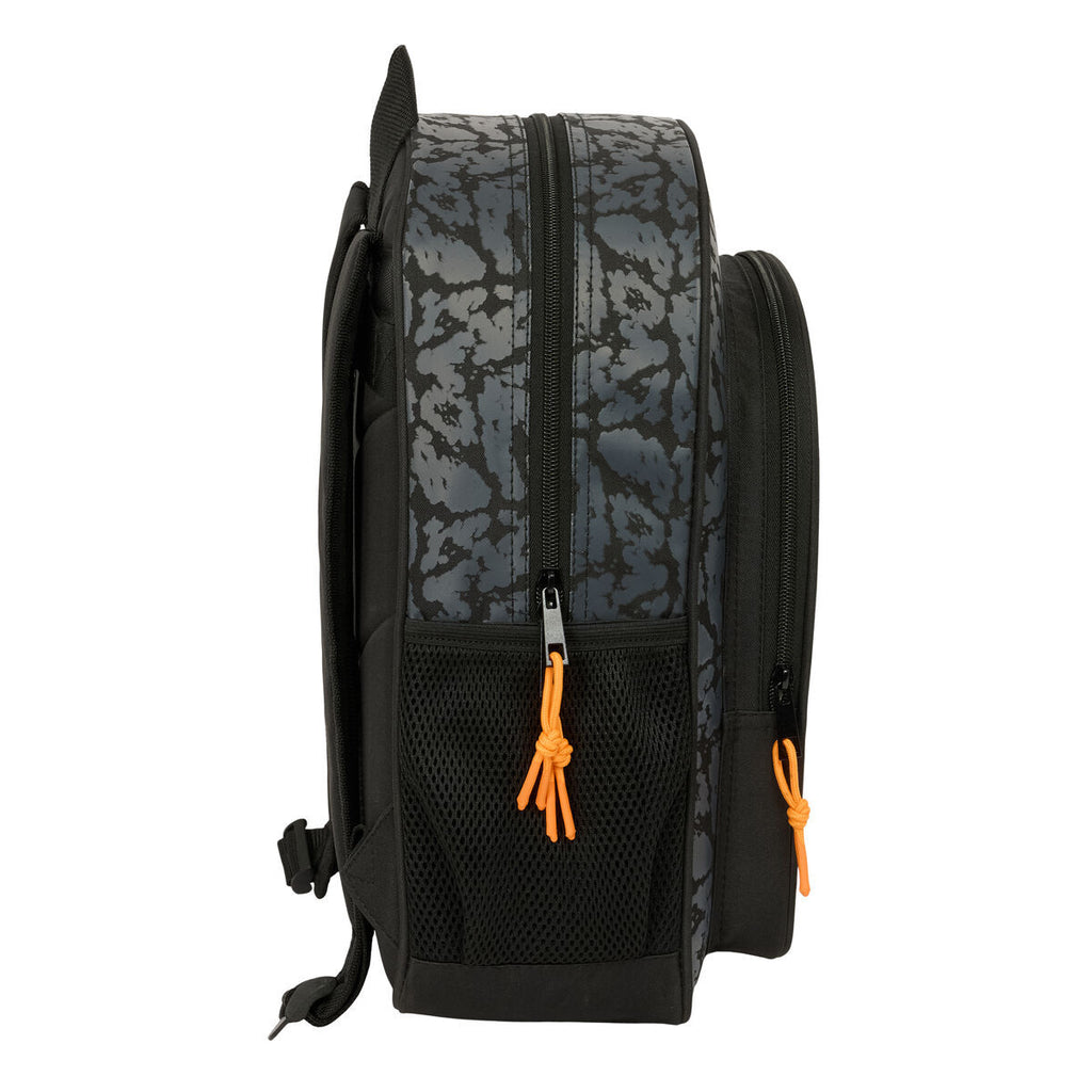 Mochila Escolar Naruto Negra 32 × 38 × 12 cm