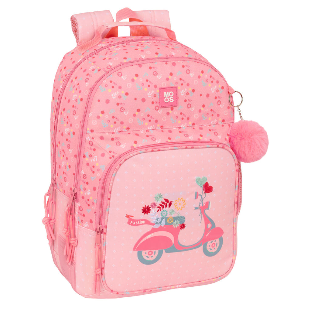 Mochila Escolar Moos Passion Multicolor 32 × 42 × 15 cm