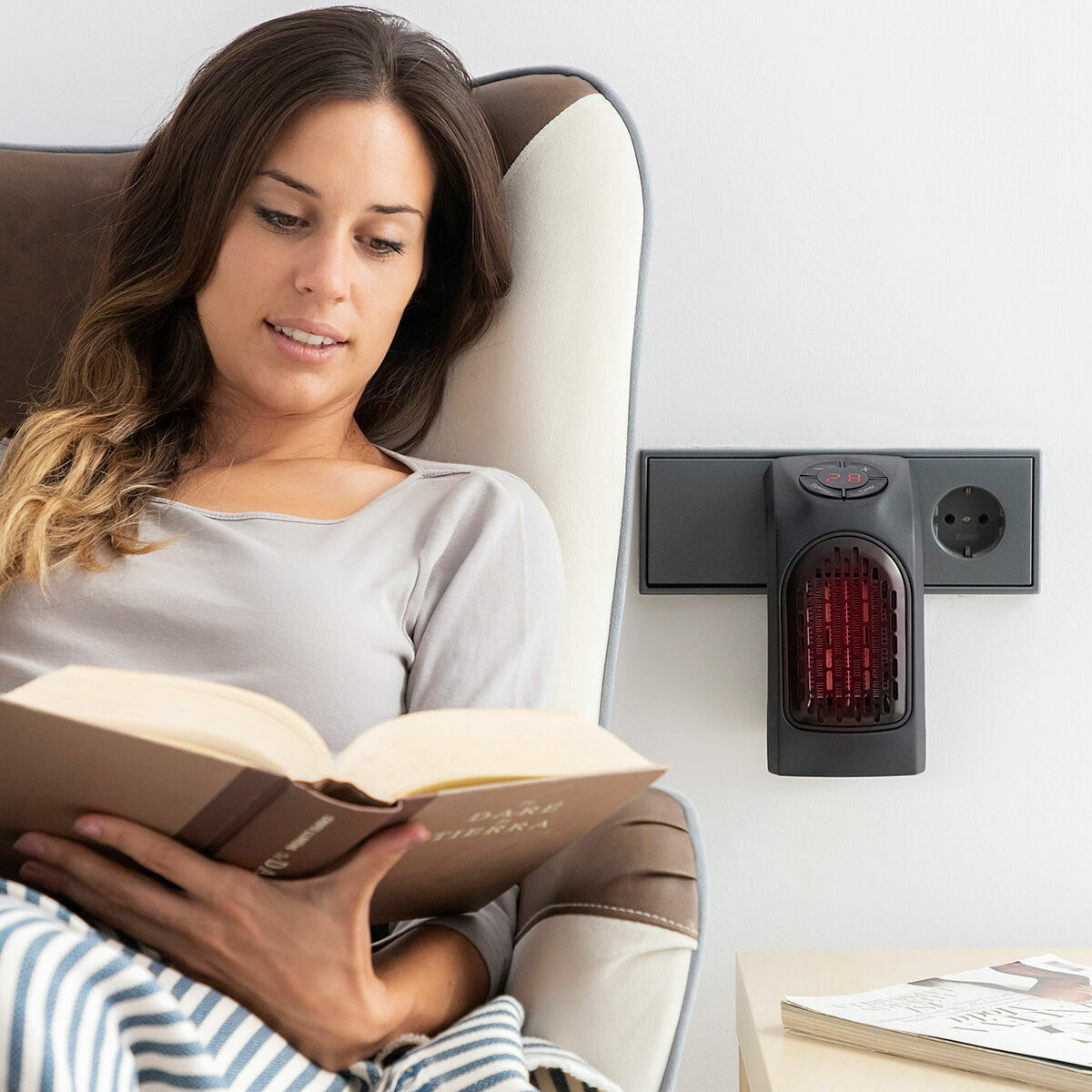 Calefactor Mini Portátil Heatpod InnovaGoods 400 W