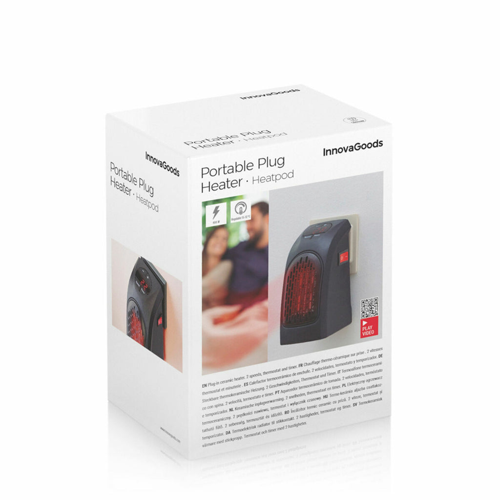 Calefactor Mini Portátil Heatpod InnovaGoods 400 W