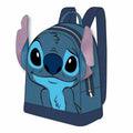 Mochila Escolar Stitch Azul 22 × 25 × 11 cm