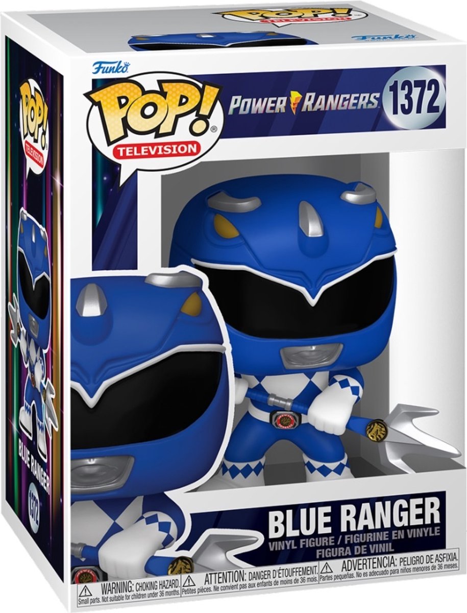 Funko Pop television: power rangers - blue ranger - pop #1372