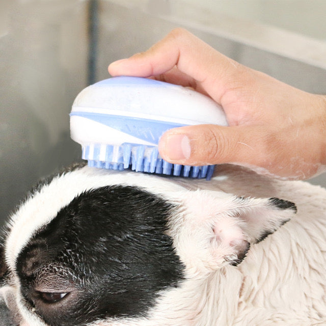 Cepillo de Baño y Masaje para Mascotas