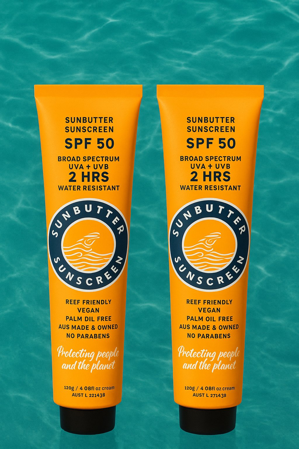 Pack 2 Protectores Solares SPF50 de 120 g | SunButter Skincare SPF50 120g 2-Pack