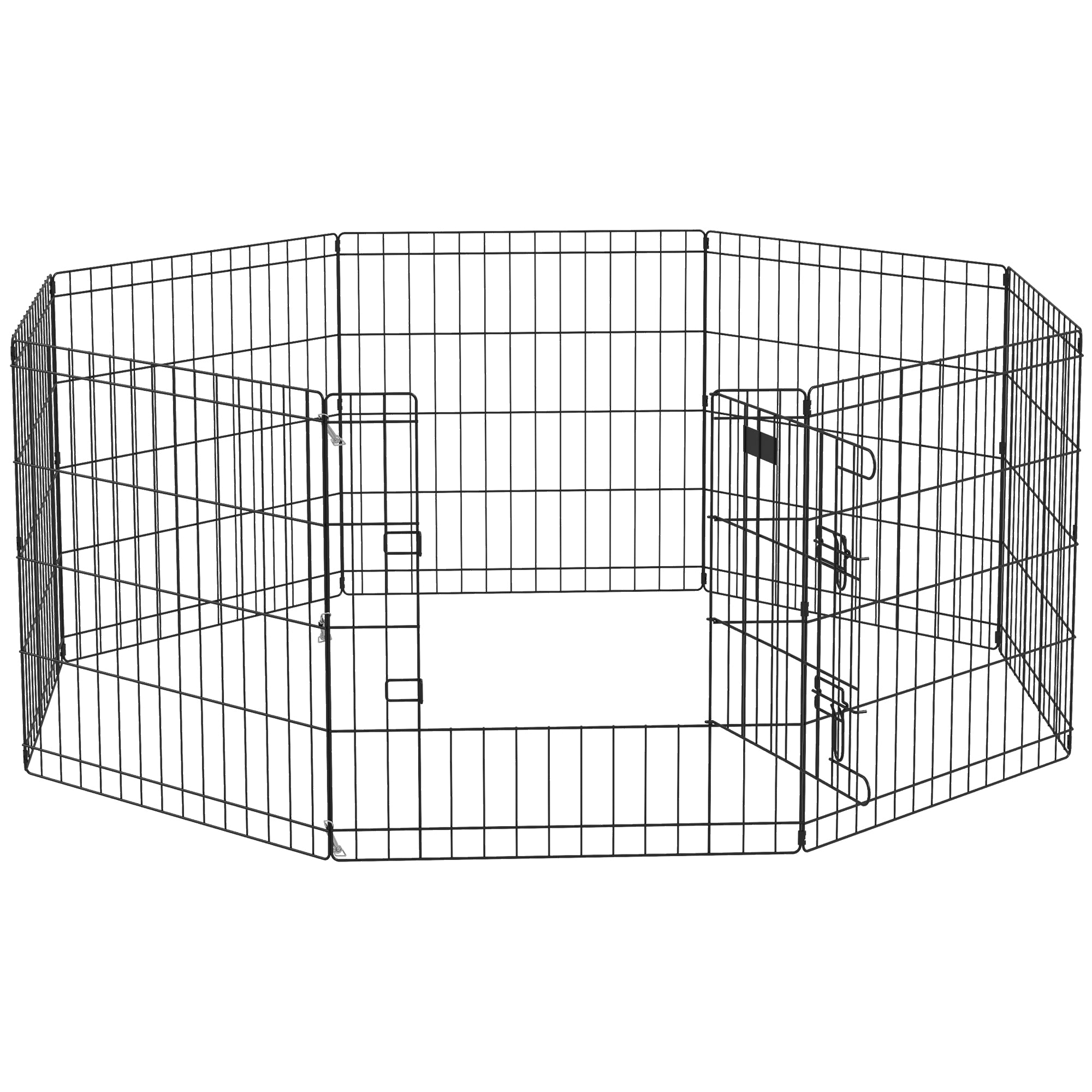 Parque Plegable de 8 Paneles para Perros y Pequeñas Mascotas