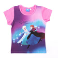 Camiseta Infantil Frozen de Manga Corta – Rosa – Talla 110 | Kids’ Frozen Short-Sleeve T-Shirt – Pink – Size 110