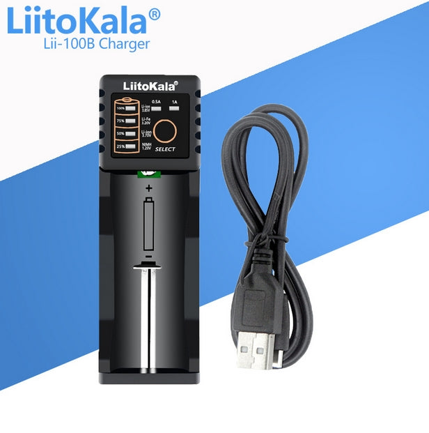 Cargador Inteligente LiitoKala Lii-100B
