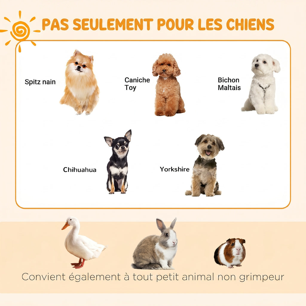 Parque Plegable de 8 Paneles para Perros y Pequeñas Mascotas