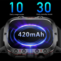 Smartwatch Fitness con Llamadas Bluetooth IP68 – Negro