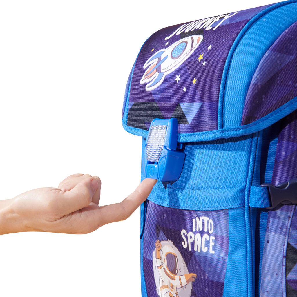 Mochila Escolar Infantil Over-Clip – Espacio o Sirena