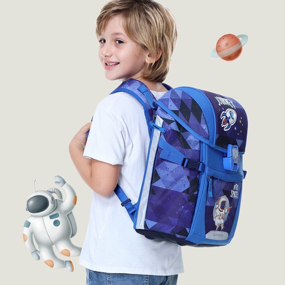 Mochila Escolar Infantil Over-Clip – Espacio o Sirena