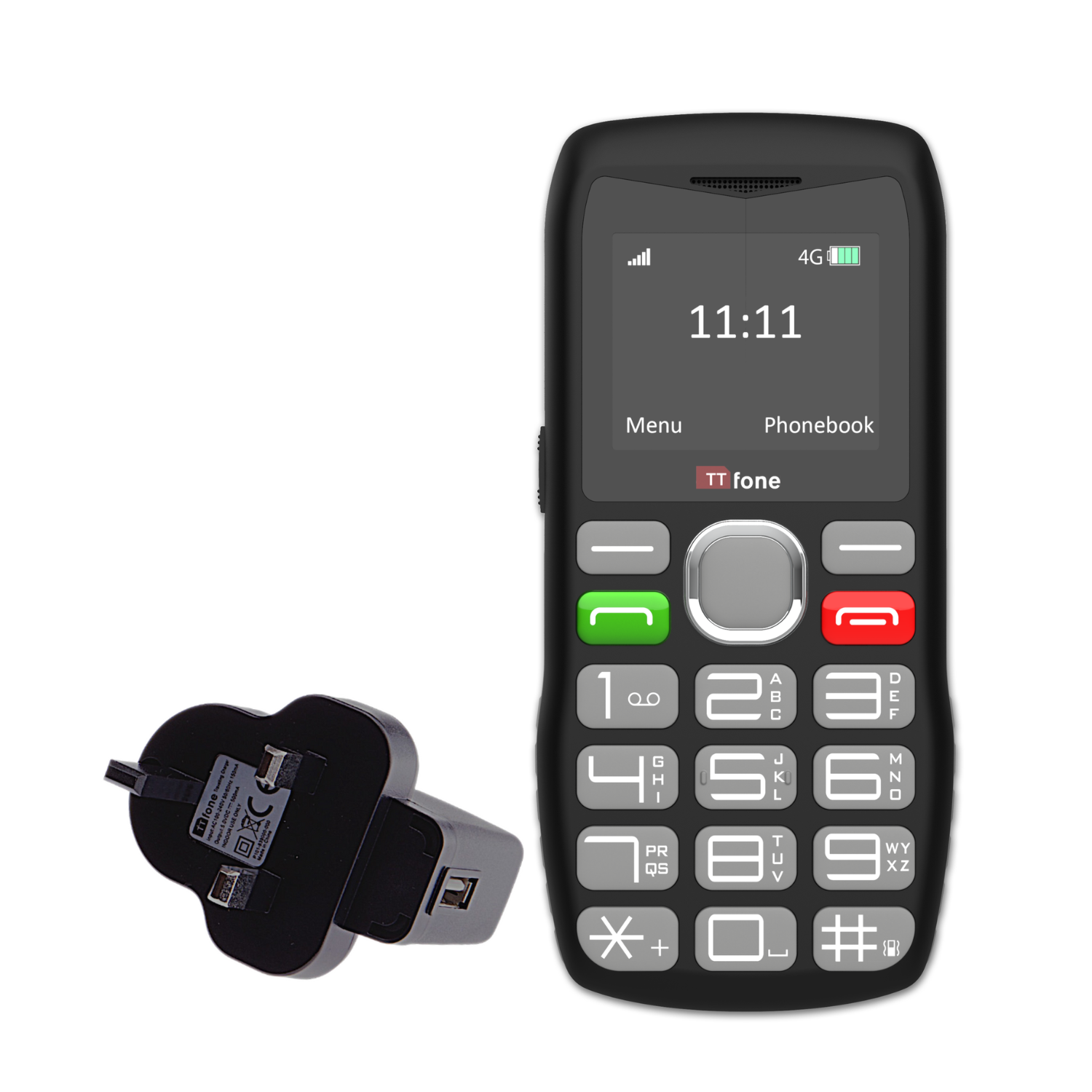 Móvil TTfone TT890 4G Reacondicionado con Cargador | Refurbished TTfone TT890 4G Phone with Charger
