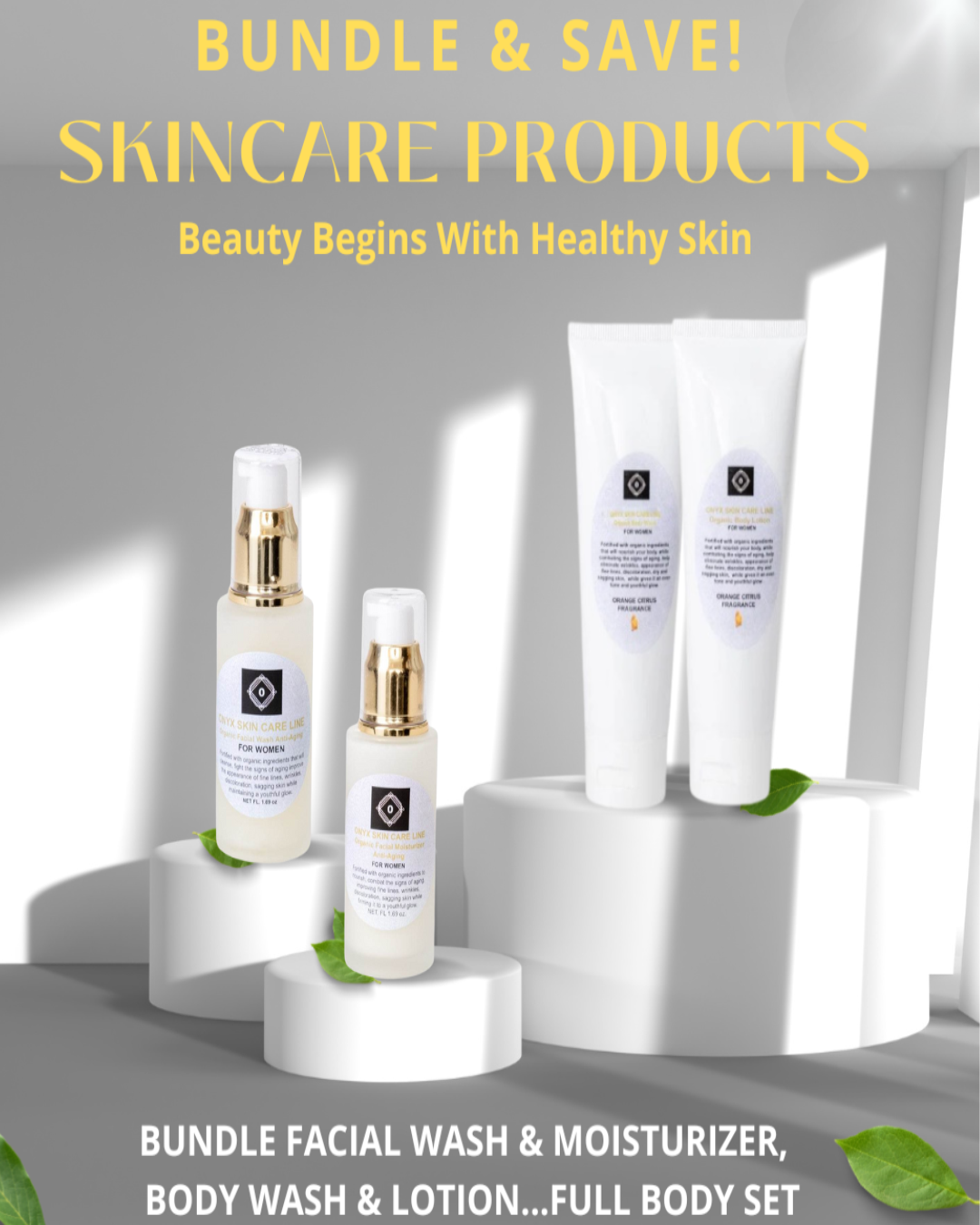 Pack de Cuidado Facial para Mujer | Women's Skincare Bundle | Onyx