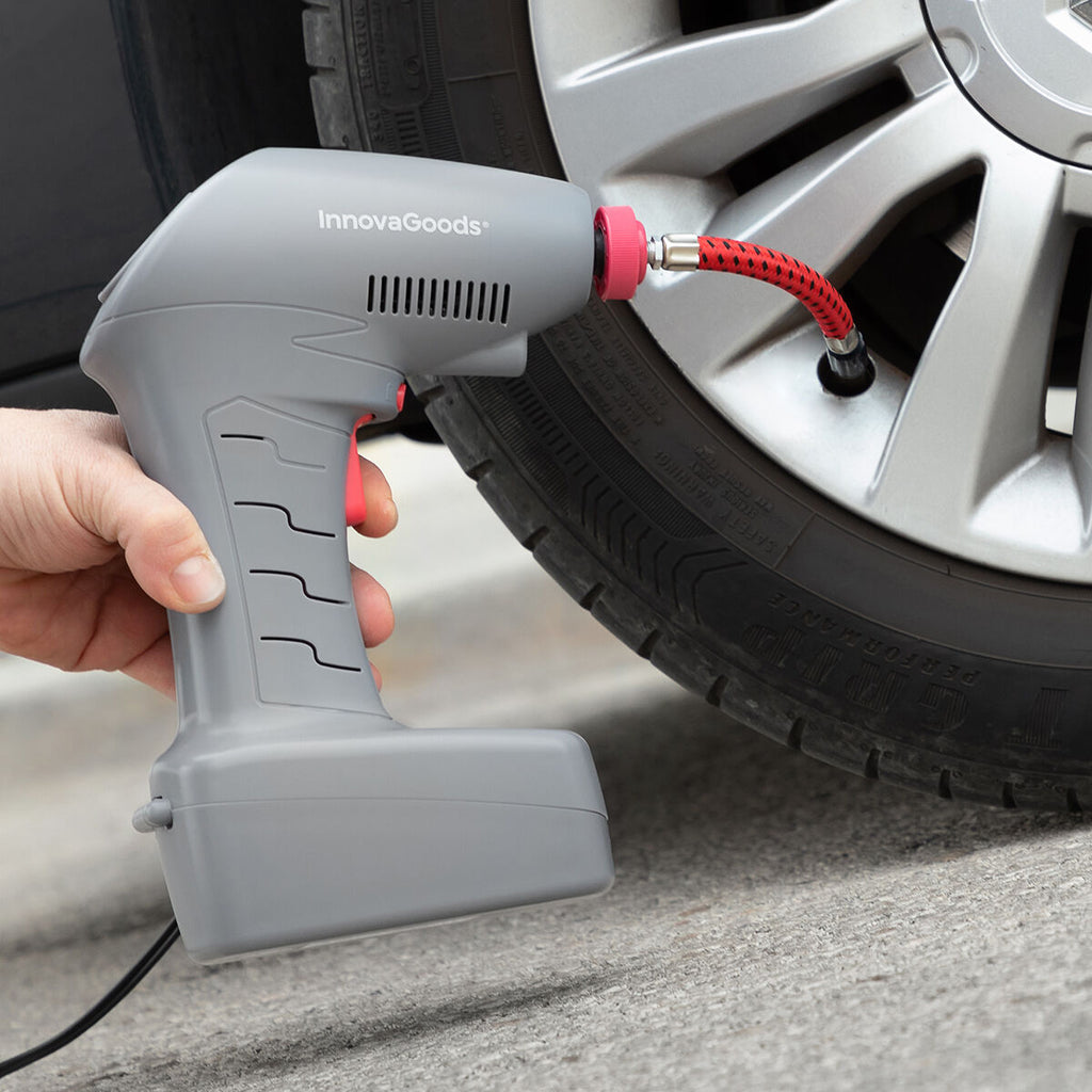 Compresor de Aire Portátil Airpro+ InnovaGoods con Luz LED