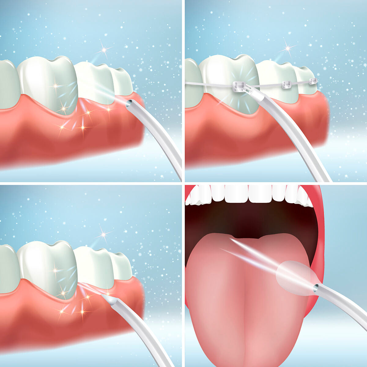 Irrigador Bucal Portátil Recargable Denter InnovaGoods