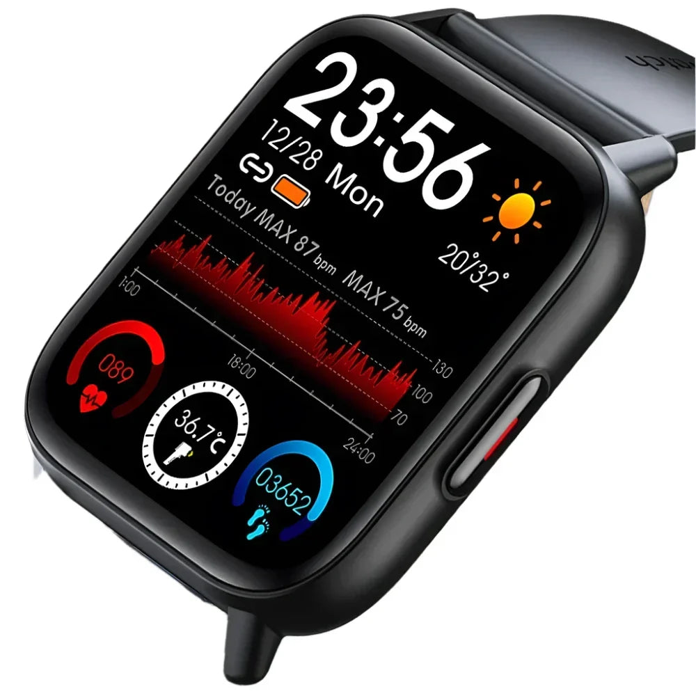 Smartwatch Unisex con Monitorización de Actividad – Negro