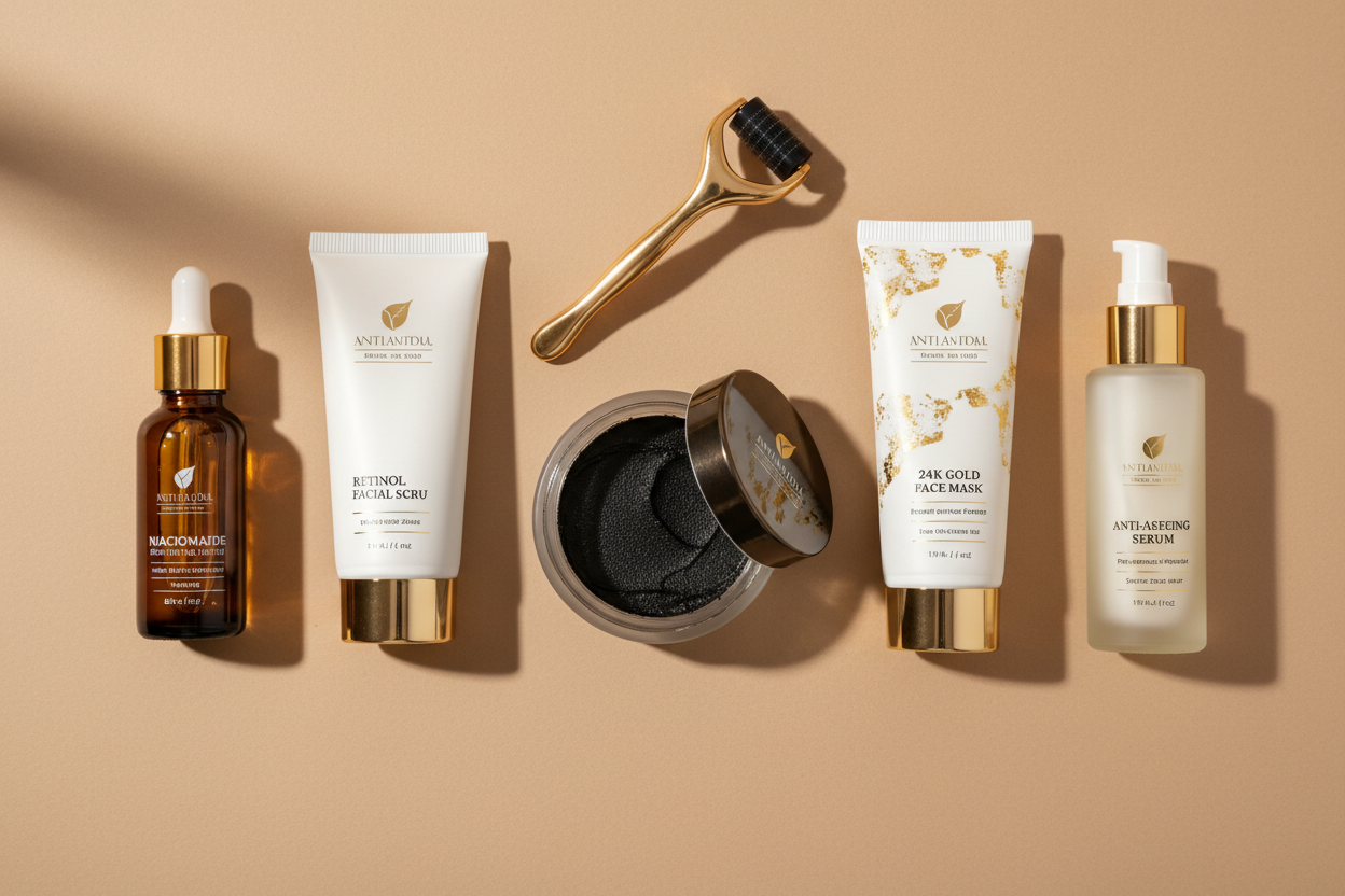 Set Antiedad 30+ para Líneas de Expresión y Arrugas | Anti-Ageing Skincare Set 30+ | Ammuri