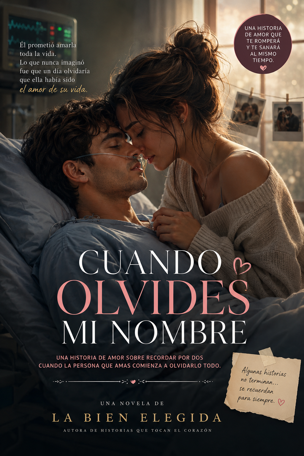 Portada de Cuando olvides mi nombre, novela de La bien Elegida