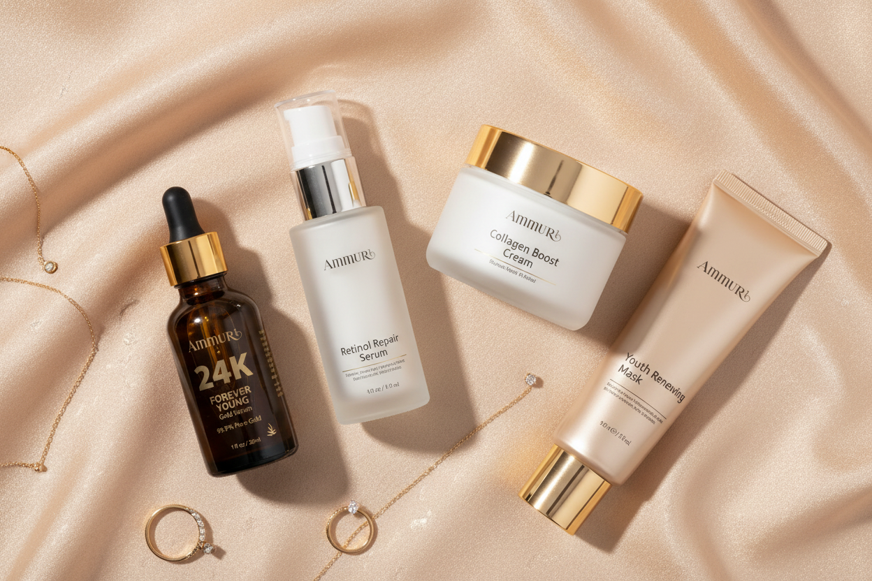 Pack Antiedad para Arrugas y Líneas de Expresión 40+ | Anti-Ageing Skincare Package 40+ | Ammuri