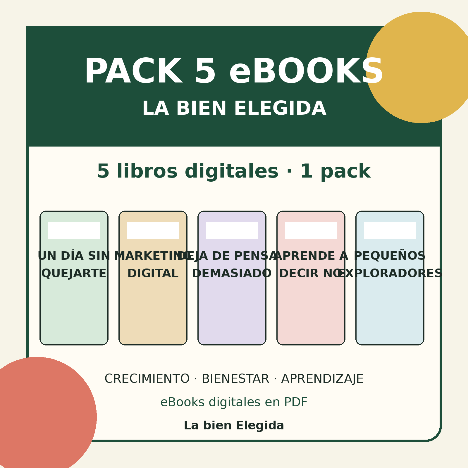 Pack 5 eBooks — La bien Elegida