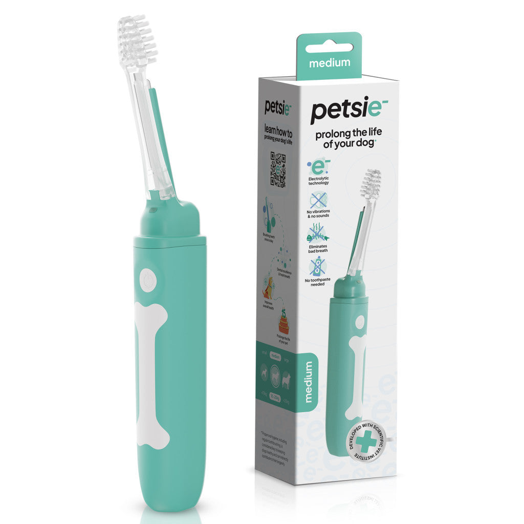 Cepillo Dental Petsie para Perros 10–20 kg – Talla M