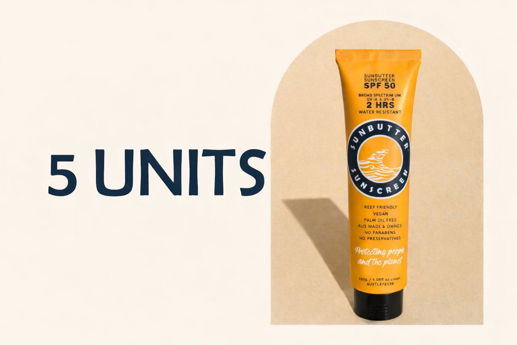 Pack Profesional 5 Protectores Solares SPF50 | SunButter Skincare SPF50 5-Pack
