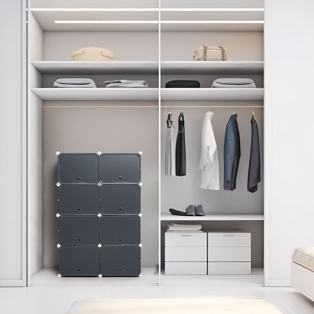 Zapatero Modular Portátil InnovaGoods – Gris