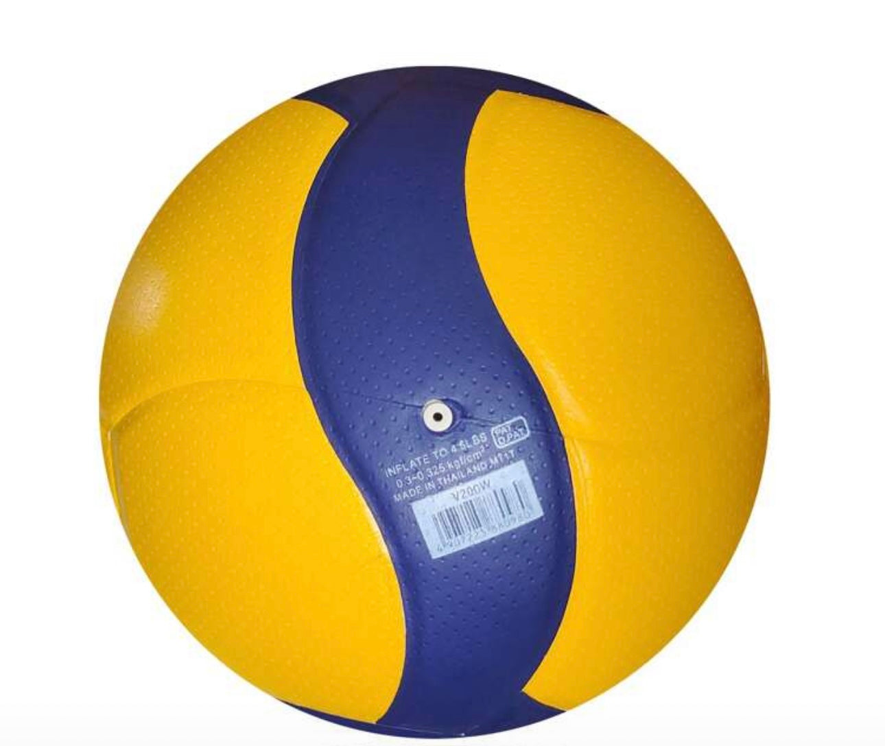 Parte posterior del voleibol Modelo Z00 con válvula de inflado